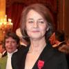 Charlotte Rampling lors de la remise de décorations à l'Elysée le 9 mars 2011