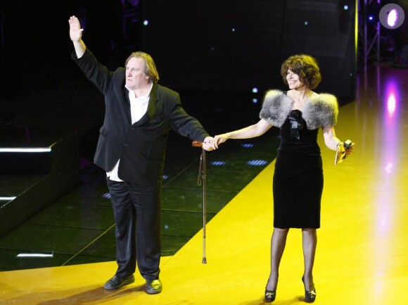 Gérard Depardieu et Fanny Ardant