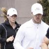 Justin Timberlake et Jessica Biel en plein jogging en avril 2009 à New York 