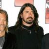 Dave Grohl (au centre) et les Foo Fighters, NME Awards à Londres, le 23 février 2011