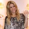 La belle Shakira lors d'une conférence de presse précédent son concert au Chili, le 10 mars 2011
