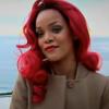Rihanna dans le making-of pour le shooting de Vogue US par Annie Leibovitz