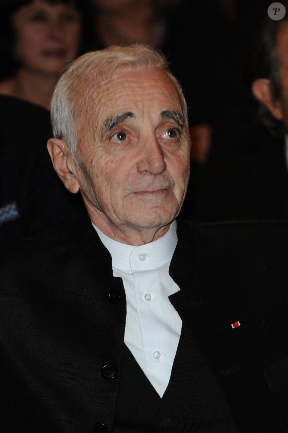 Charles Aznavour à Paris en Janvier 2011