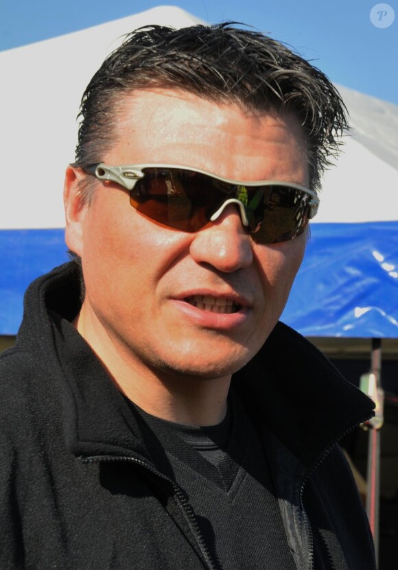 David Douillet participe à la Baja 500 à Portel, le 6 mars 2011