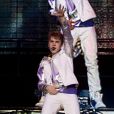 Justin Bieber se produisait, samedi 26 mars, à Oberhausen (Allemagne) devant  plus de 13 000 fans sur la scène de la Koenig Pilsener Arena.