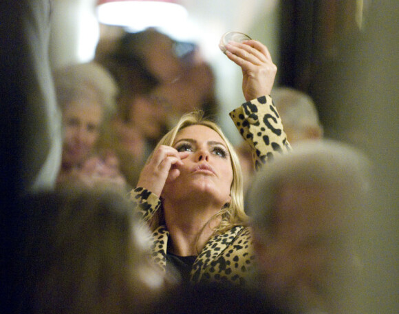 Patsy Kensit dans un restaurant de Londres le 18 mars 2011