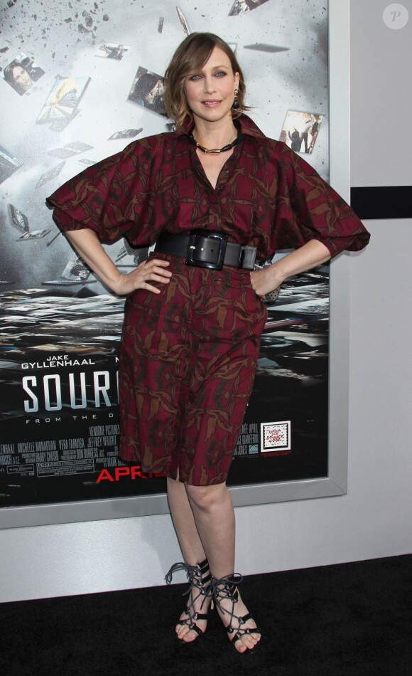 Vera Farmiga à l'occasion de l'avant-première de Source Code, qui s'est tenue à l'ArcLight Theatre d'Hollywood, à Los Angeles, le 28 mars 2011.