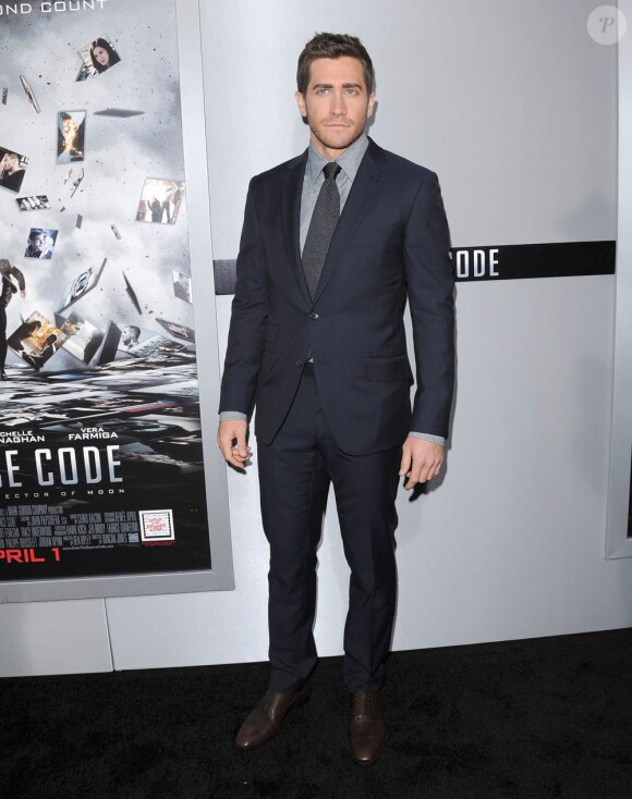 Jake Gyllenhaal à l'occasion de l'avant-première de Source Code, qui s'est tenue à l'ArcLight Theatre d'Hollywood, à Los Angeles, le 28 mars 2011.
