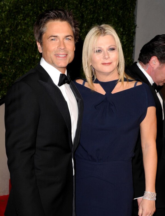 Rob Lowe et sa femme Sheryl lors de la soirée pré Oscars 2011 Vanity Fair 
