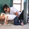 Gavin Rossdale et son fils Kingston (30 mars 2011 à Los Angeles)