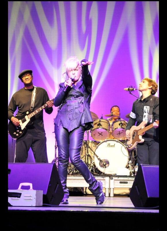 Cyndi Lauper, en concert à Sydney, le 31 mars 2011.