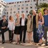 Toute l'équipe présente la série européenne Borgia au MIPTV 2011, bientôt diffusée sur Canal + (5 avril 2011 à Cannes)