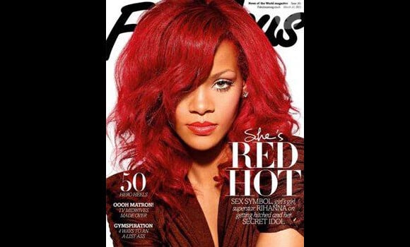Rihanna pour Fabulous, édition anglaise, mars 2011.