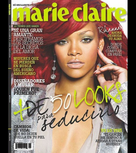 Rihanna pour Marie Claire, édition mexicaine, mars 2011.