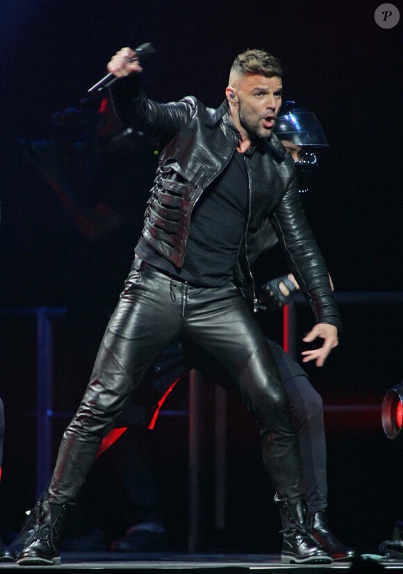 Ricky Martin en concert à Miami, le 9 avril 2011.