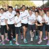 Taïg Khris a couru pour Mécénat Chirurgie Cardiaque, lors du 35ème Marathon de Paris, le 10 avril 2011