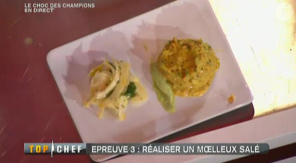 Pour l'épreuve du fondant salé, Stéphanie n'a pas séduit (Top Chef, le choc des champions, lundi 11 avril sur M6).