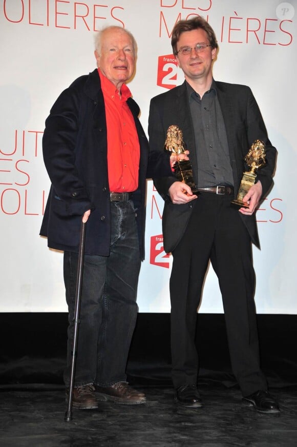 Peter Brook à la 25e cérémonie des Molières, le 17 avril 2011.