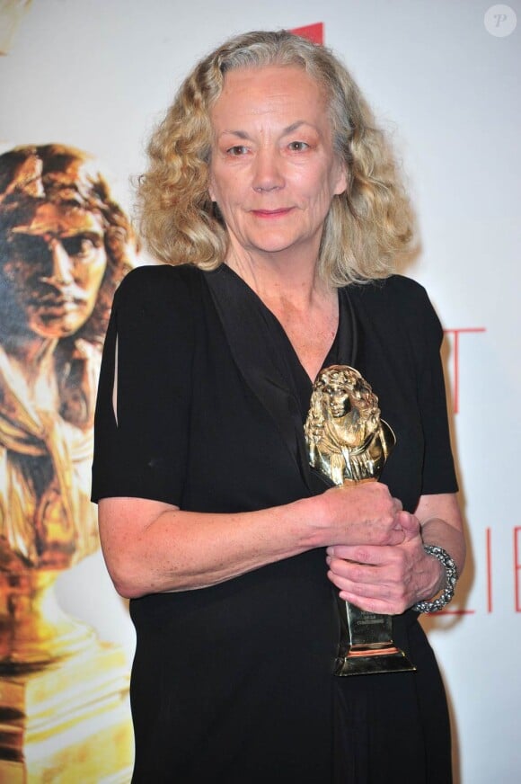 Catherine Hiegel à la 25e cérémonie des Molières, le 17 avril 2011.
