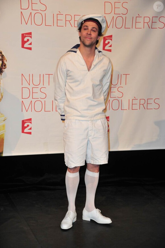 Arthur Jugnot à la 25e cérémonie des Molières, le 17 avril 2011.