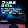 Affiche de 'My Violent Torpedo of Truth' de Charlie Sheen en mars 2010 à New-York