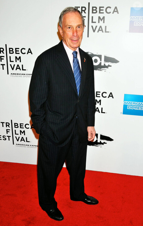 Michael Bloomberg lors de la projection de The Union, dans le cadre du festival de Tribeca à New York le 20 avril 2011