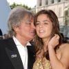Alain Delon et sa fille Anouchka à Cannes en 2007
