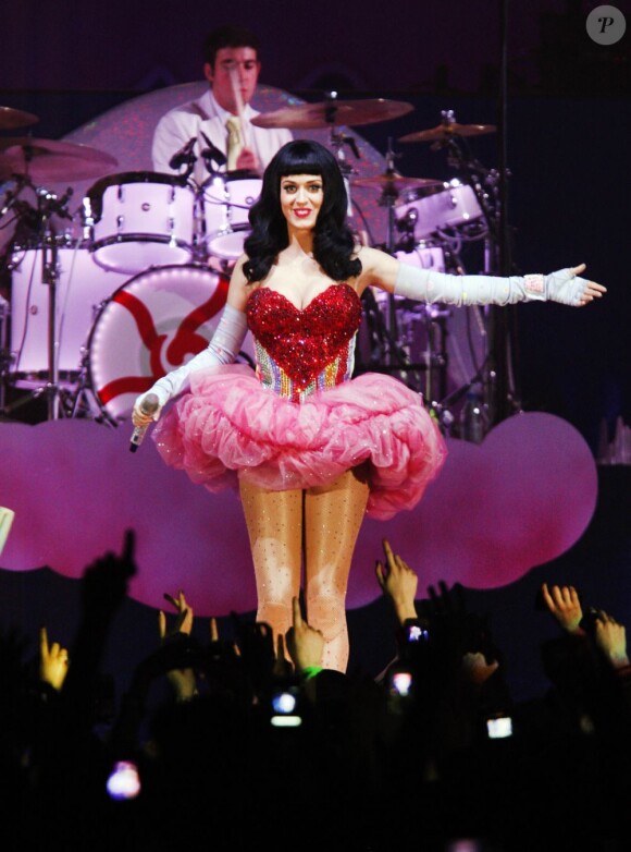Katy Perry le 6 avril 2011 en concert à Glasgow