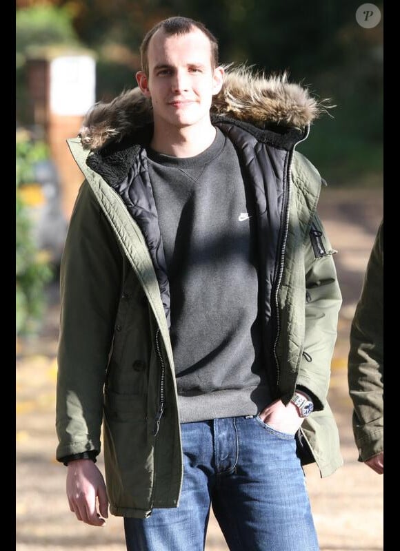 Blake Fielder Civil, ex petit ami d'Amy Winehouse, dans son centre de désintoxication au Royaume-Uni en novembre 2008