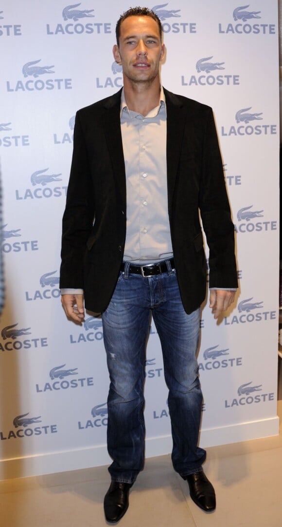 Michel Llodra lors de la soirée d'ouverture du flagship Lacoste sur les Champs-Elysées à Paris le 28 avril 2011