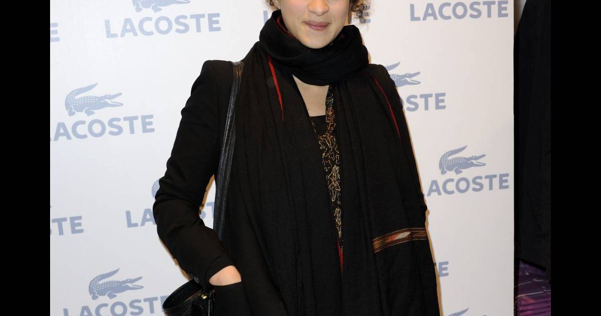 Camélia Jordana lors de la soirée d'ouverture du flagship Lacoste sur