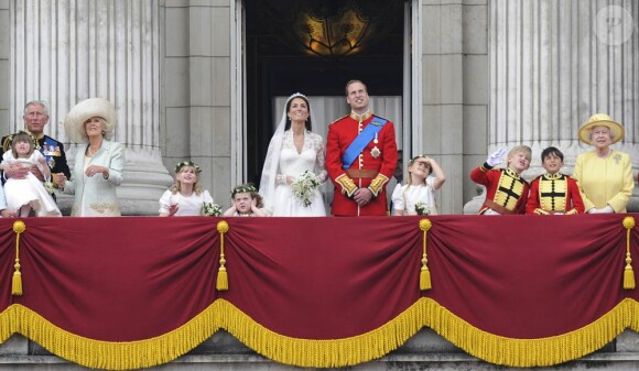 Kate Middleton et le Prince William lors de leur mariage, le 29 avril 2011, à Londres.