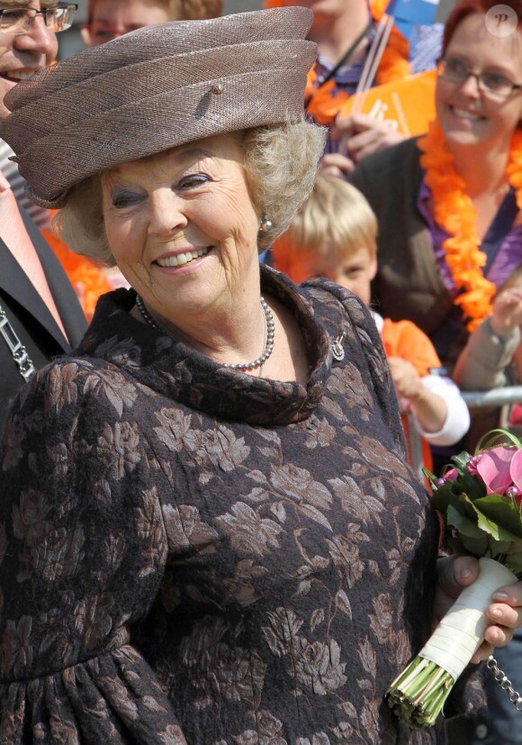 La reine Beatrix lors du Koninginnedag, le 30 avril 2011, aux Pays-Bas.
