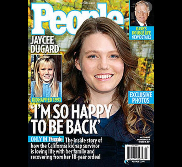 Jaycee Dugard en couverture de People, octobre 2009