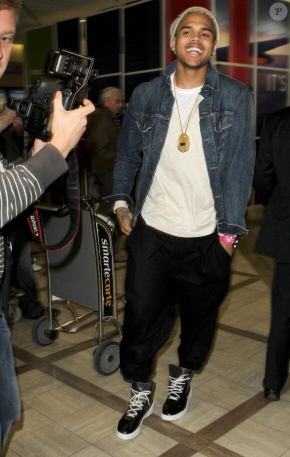 Chris Brown le 25 mars 2011 à Los Angeles