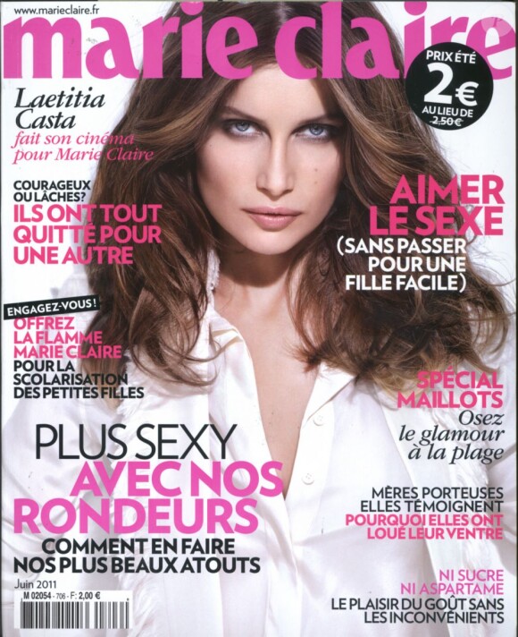 La couverture de Marie Claire, édition du mois de juin 2011