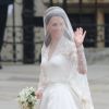 Kate Middleton lors de son mariage le 29 avril 2011 dans une robe Alexander McQueen