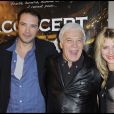 Nicolas, Guy Bedos et Mélanie Laurent, avant-première du film  Le Concert  à Paris, le 5 février 2010.