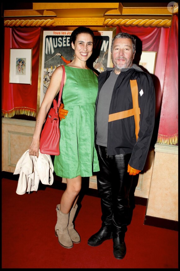 Philippe Starck et son épouse Jasmine en juin 2010.