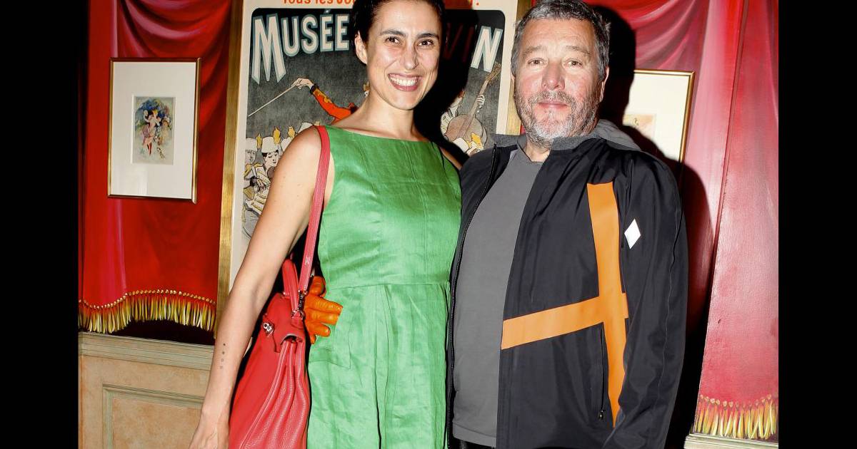 Philippe Starck et son épouse Jasmine en juin 2010 ...