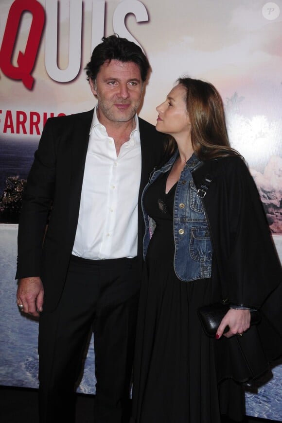 Vanessa Demouy et son mari Philippe Lellouche en février 2011.