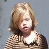 Shiloh, 5 ans (le 27 mai), à la Nouvelle-Orléans avec ses parents Brad Pitt et Angelina jolie, et ses frères et soeurs.
