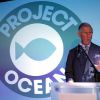 Le prince Charles lance l'Ocean Project, le 11 mai 2011, à Londres.