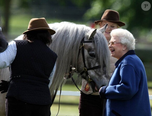 La reine Elizabeth II au Royal Windsor Horse Show, le 13 mai 2011.