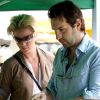 Katherine Heigl accompagnée de son mari Josh Kelley et leur fille Naleigh de presque trois ans à Los Angeles dans un marché fermier, le 8 mai 2011.