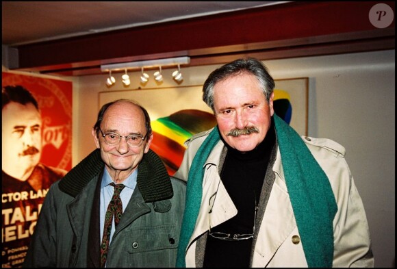 Victor Lanoux et Sim en 2000.