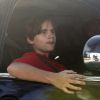 Prince Michael, fils du défunt Michael Jackson, en voiture dans les rues de Los Angeles le 28 janvier 2011.