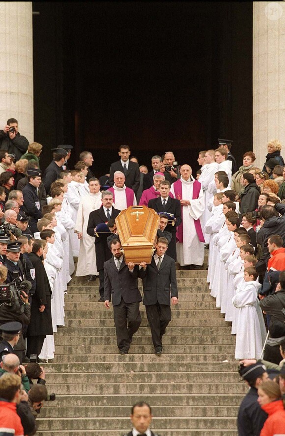 Obsèques de Charles Trenet, Paris, le 23 février 2001