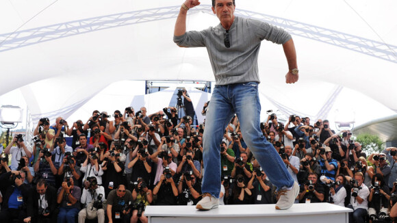 Cannes 2011 : Antonio Banderas survolté et intenable avec son Pedro Almodovar !
