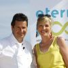 Estelel Martin lors du lancement du concept culinaire Eternity Food, par le grand Chef Christophe Leroy et son assocé Didier Audebert. 18 mai 2011